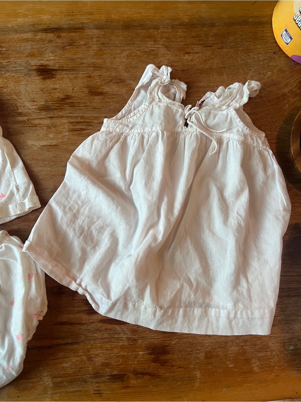 Bonpoint White top 6 months